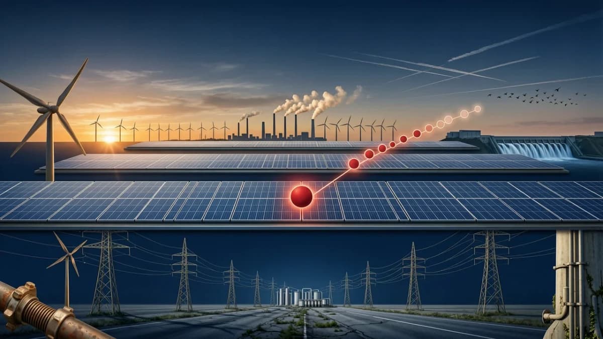 Ilustrasi editorial: Analisis: Peta Jalan Transisi Energi 2025-2060 dan Beban Ekonomi yang Harus Dijaga