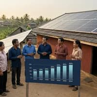 Ilustrasi editorial: Desa Energi Bersih Butuh Akses Kredit dan Regulasi yang Lebih Berpihak