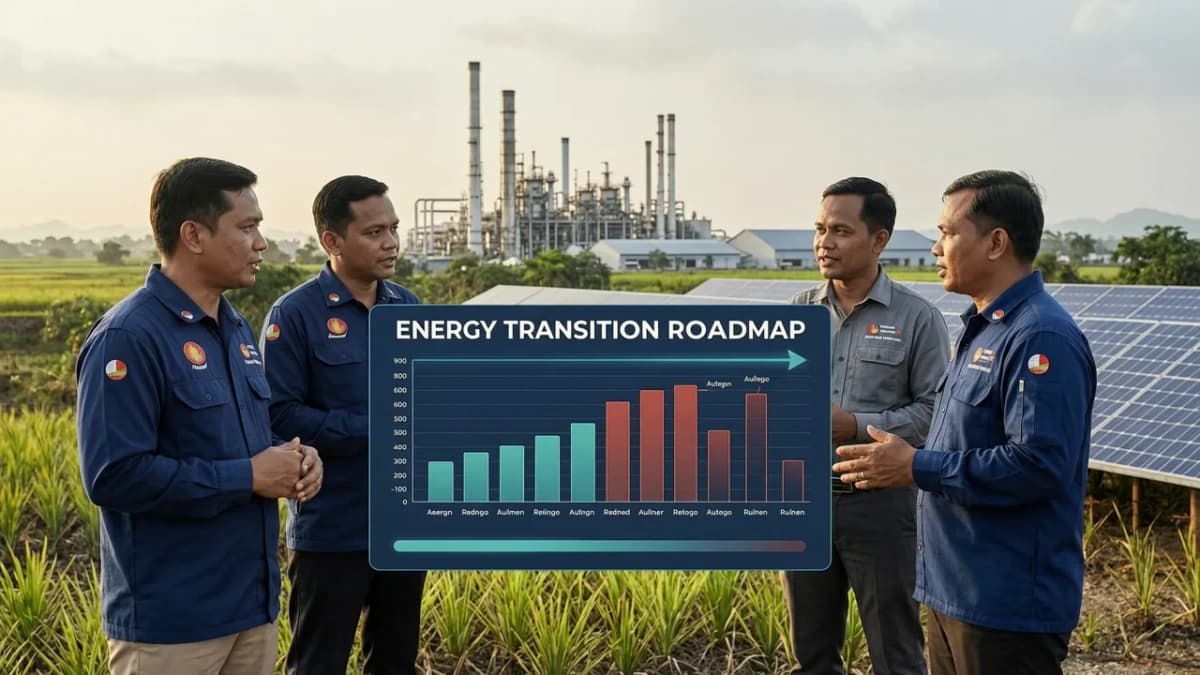 Ilustrasi editorial: Pertamina dan Lembaga Riset Regional Bahas Jalur Transisi Energi Berkelanjutan
